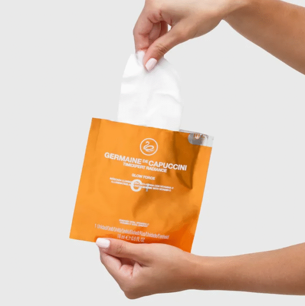 Mascarillas individuales vitamina C - Glow Force - Imagen 4