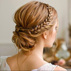 Prueba de peinado especial novias