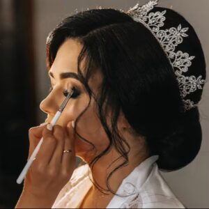 Prueba de maquillaje de novia