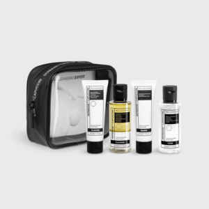 Set de rutina de limpieza para viaje